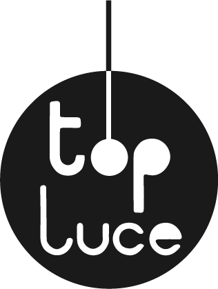 logo top luce nero